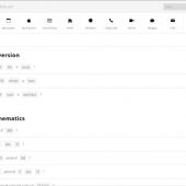 ライブラリやエディタ、フレームワーク等の多種多様なチートシートをまとめている・「Devhints」