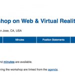 W3CのWebVR関連ワークショップレポートを読む