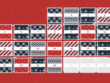 クリスマスに最適な3Dキューブアドベントカレンダー「Cubes Advent Calendar」