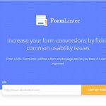 Webのフォームをチェック、評価してくれるフォーム最適化ツール・「FormLinter」