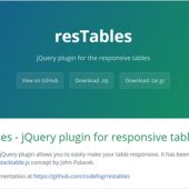 レスポンシブなtableの為のスクリプト・「resTables」