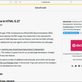 HTML 5.2の新機能・削除された機能、変更された記述ルールのまとめ