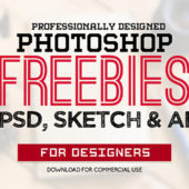 テンプレートからアクションまで デザインに使えるフリーのPSD素材まとめ「30 New Useful Free Photoshop PSD Files for Graphic Designers」