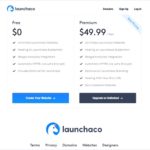 手軽にランディングページを作成できる・「Launchaco」