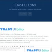 WYSIWYGモードも備わったOSSのライブプレビュー機能付きMarkdownエディタ・「TOAST UI Editor」