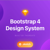 Bootstrap 4で実装されているデザインシステム要素すべてをデザイン素材にした無料素材 -Bootstrap Design System