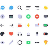 CSSとSVGで作るアイコンセット「Let’s make multi-colored icons」