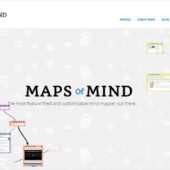 無料で使えるシンプルなマインドマップツール・「MapsOfMind」