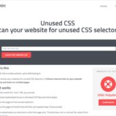 Webサイトで未使用のCSSセレクタを教えてくれるツール・「Unused CSS」