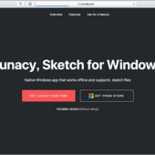 速報！Windowsで、Sketchファイルを開いて、編集・保存できる無料アプリが登場 -Lunacy