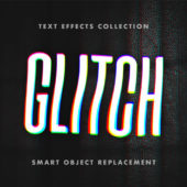 エラー表示をアートに表現したグリッチエフェクト「 Crashed Glitch Text Effects」