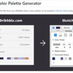 DribbbleのカラーパレットをSketch用に変換してダウンロードできるブラウザ拡張・「Dribbble Color Generator」