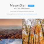 ページ内にインスタグラムの写真をかっこよく表示できるjQueryプラグイン「masongram」