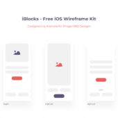ハイクオリティなワイヤーフレームテンプレート「iBlocks – iiOS Wireframe Kit」