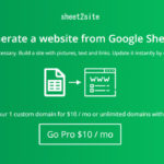 絞り込み機能付きのサイトをGoogleスプレッドシートで作れる「Sheet 2 Site」