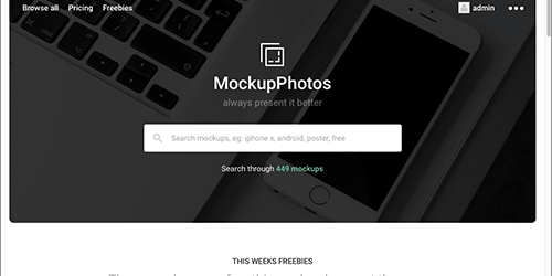 試してみたらすごかった！簡単に作成できる高品質なモックアップ素材がダウンロードできる -Mockup Photos