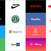 ロゴに適したフォントはこれ！有名ブランドから学ぶ、ロゴのデザインに使用されているフォントのまとめ