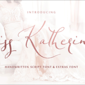 リガチャが楽しめる有料フォントが期間限定で無料！繊細で洗練された美しいフォント -Miss Katherine