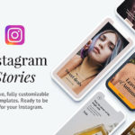 Instagramのストーリー投稿に活用出来るテンプレート「12 Instagram Story Templates」