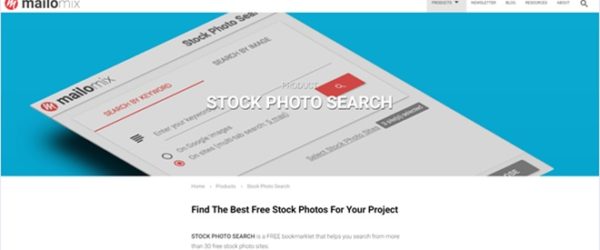 複数のストックフォトサイトを一括でまとめて検索できるブックマークレット・「STOCK PHOTO SEARCH」