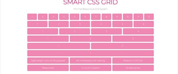 超軽量なCSS gridベースのフレームワーク・「Smart CSS Grid」