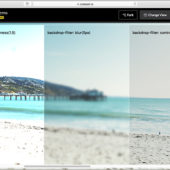 [CSS]たった一行でガラス板の美しいエフェクトが実装できる、backdrop-filterプロパティの使い方を解説