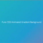 CSSのスニペットに登録！背景にCSSグラデーションが変化するアニメーションを実装するスタイルシート