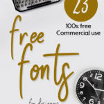 デザインに取り入れたい最新のフリーフォントまとめ「23 Fresh Free Fonts for Graphic Designers」