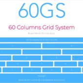 60という数値を中心に設計された実験的なCSSグリッドシステム・「60GS」