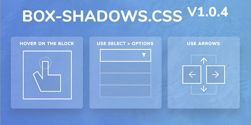 これはかっこいい！要素がふわりと浮かんでいるような美しいシャドウを与えるスタイルシート -Box-shadows.css