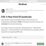 CSSはもう新種のJavaScript