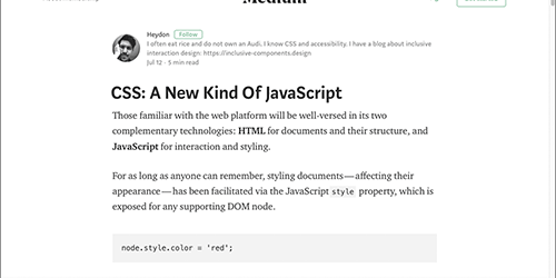 CSSはもう新種のJavaScript