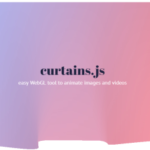 ブロック要素をWebGLでカーテンのようにたなびかせる「curtains.js」