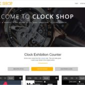 HTML/CSS/JavaScriptで作られた時計のみを収集している・「Clock Shop」