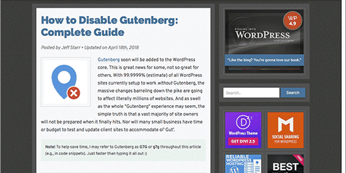 Gutenbergの準備がまだの人に、WordPressのGutenbergを無効化する方法のまとめ