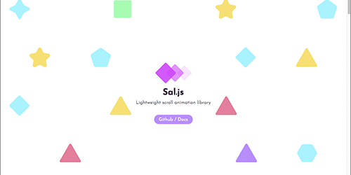 これを使うとスクロールに連動したアニメーションが簡単に！わずか2KBの超軽量JavaScriptライブラリ -Sal.js
