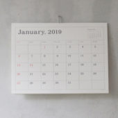 おしゃれなデザインの2019年版カレンダーのおすすめ17選。壁掛けから卓上まで