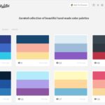 美しいカラーパレットを手動収集している・「Trendy Palettes」