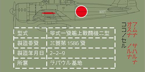 商用利用無料！ゼロ戦の機体プレートに使われていた文字を再現した日本語のフリーフォント -FGゼロラバウル