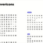 フリーで使えるシンプルな線画アイコンのセット・「Evericons」