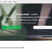 HTMLメールをテンプレートから手軽に作成、管理できるオンラインエディタサービス・「Stripo」