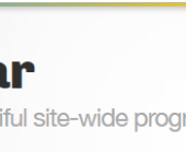 読み込み状況を示すWindow上に表示するプログレスバー「topbar」