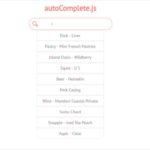 軽量で使いやすい非依存のオートコンプリートライブラリ・「autoComplete.js」
