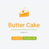FlexboxベースのモバイルファーストなCSSフレームワーク・「Butter Cake」