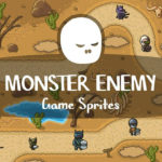 いろいろなゲームキャラクターを楽しめる「Free Monster Enemy Game Sprites」