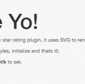 SVGベースの星型レーティングjQueryプラグイン「RateYo!」