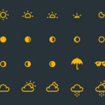 厳選20選！シンプルで使いやすい天気アイコンセット