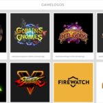 TVゲームやスマフォゲーム等、ゲームのロゴデザインを収集しているデザインギャラリー・「GameLogos」