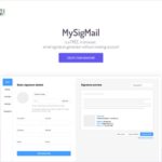 HTMLメール用の署名をプレビューを見ながら作成できる・「MySigMail」