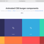 ハンバーガーメニューを簡単に実装できる、プレーンなHTML/CSSとReactコンポーネント -Animated Burgers